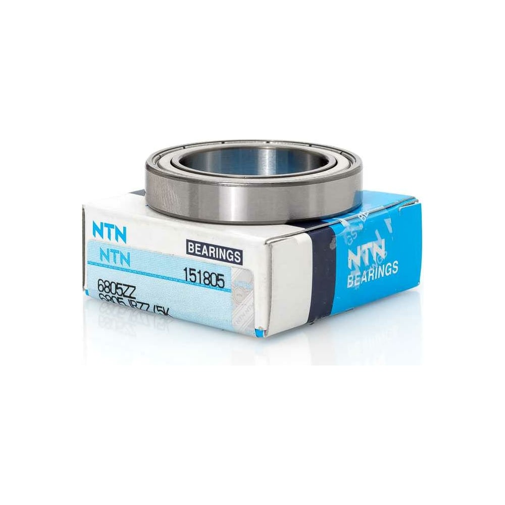 Изображение товара Шариковый радиальный подшипник NTN 6805 ZZ закрытый 40x40x15 мм