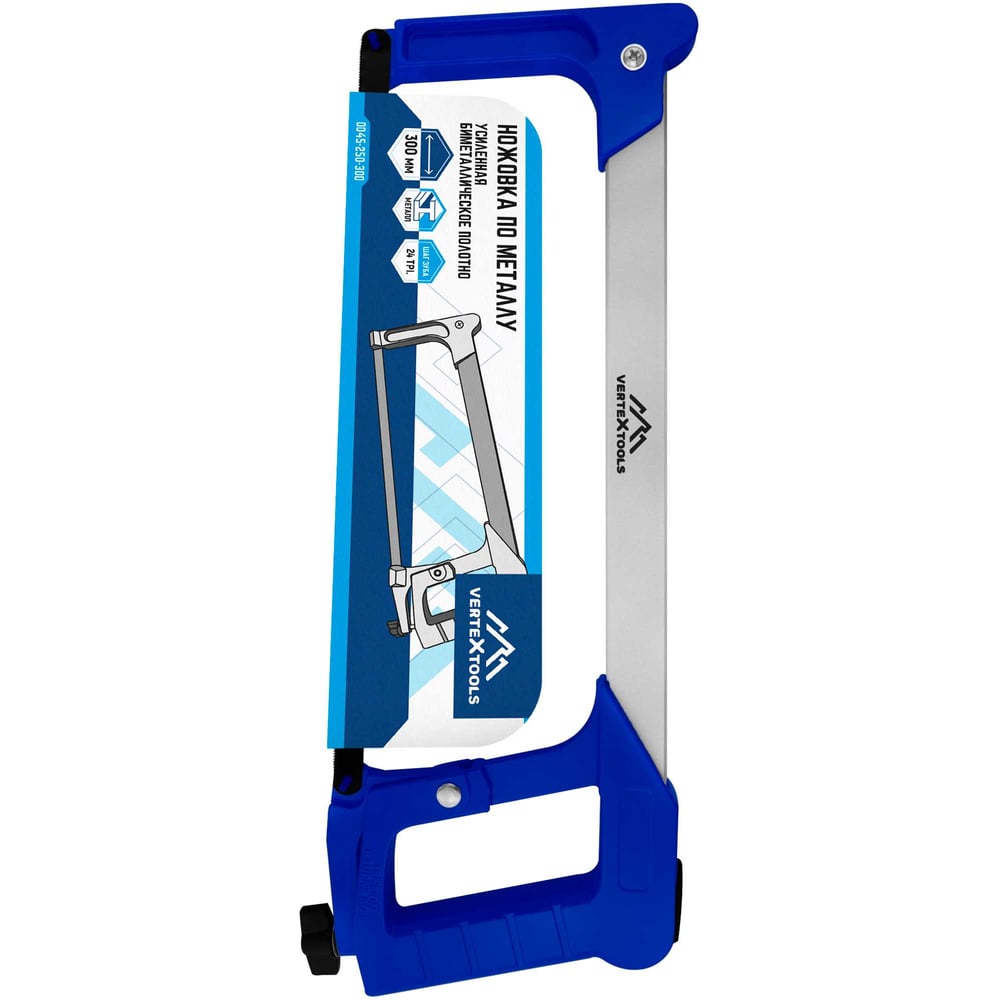 Изображение товара Ножовка по металлу усиленная 300 мм биметалл vertextools