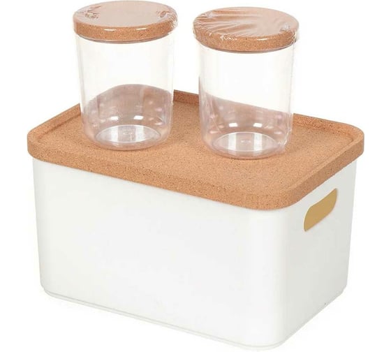 Изображение товара Набор органайзеров для косметики Berossi korely (слоновая кость) АС 69433000