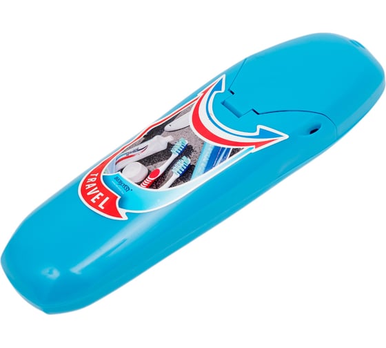 Изображение товара футляр для зубных принадлежностей Berossi "travel" (голубая лагуна) АС 18147000