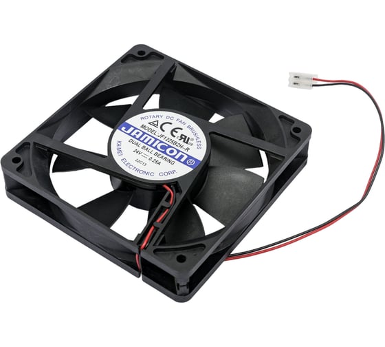 Изображение товара Вентилятор JAMICON JF1225B2H 120х120х25 24В с разъемом 2 конт.MOLEX 5239-2(PHU-2) С00034856