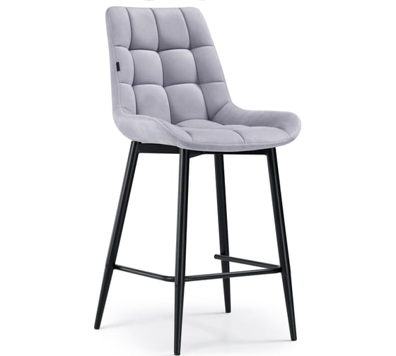 Изображение товара Полубарный стул Woodville алст к серо-лиловый / черный 502123