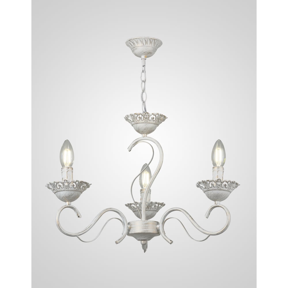 Изображение товара Подвесная люстра Мелодия Света P8440-3 WT+GD