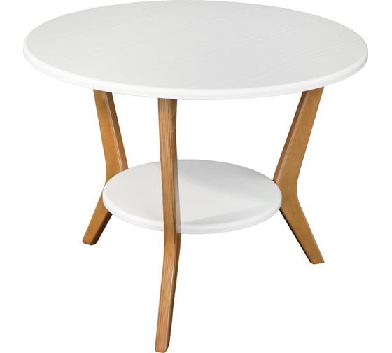 Изображение товара Журнальный стол Мебелик BeautyStyle 13 белый/бук 7833