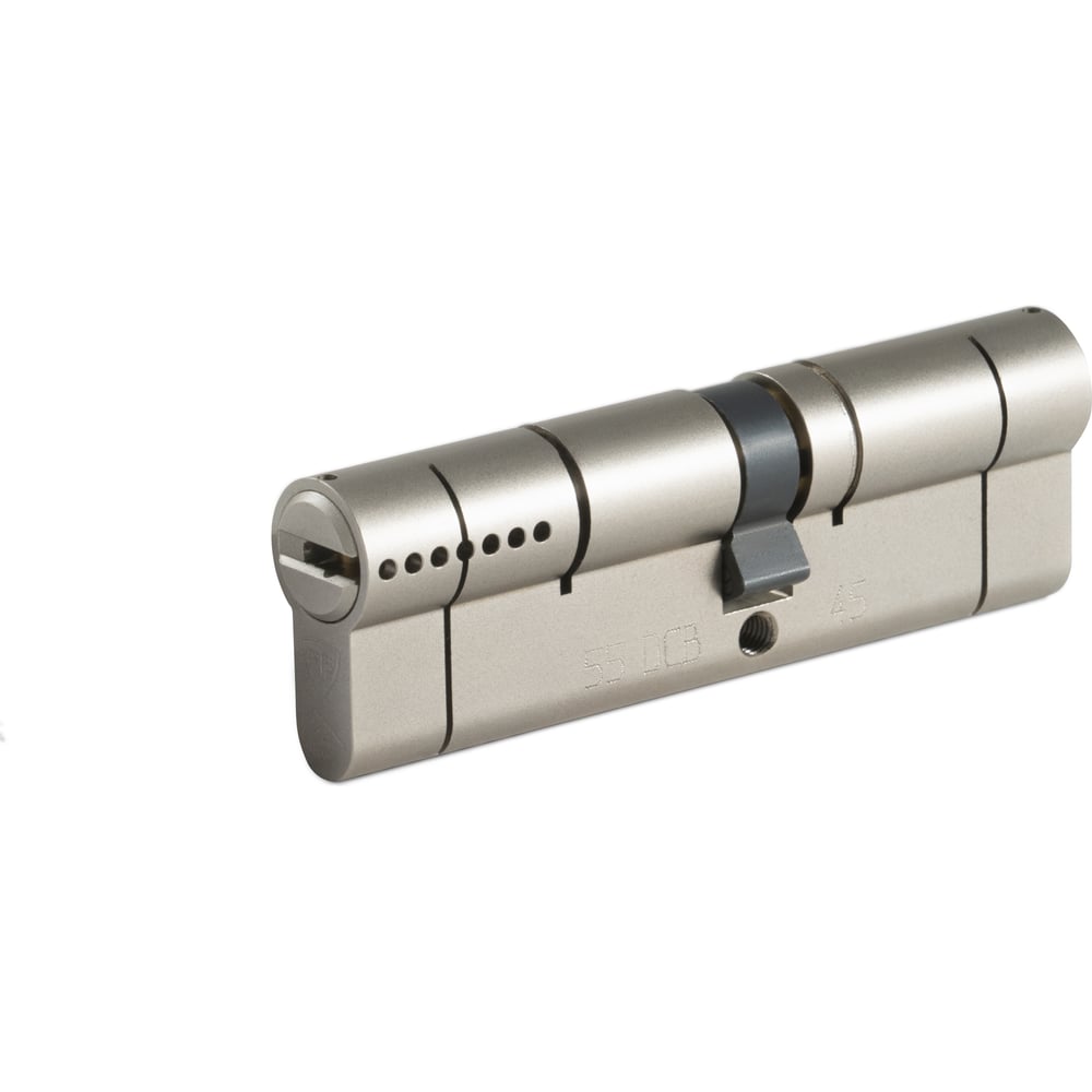 Изображение товара Цилиндр Rav Bariach серия Mars 100 мм никель матовый двухсторонний