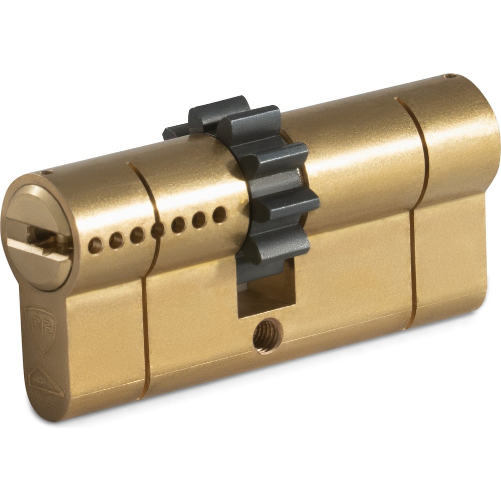 Изображение товара Цилиндр Rav Bariach серии Mars 71 мм латунь двухсторонний с шестеренкой и высокой взломостойкостью