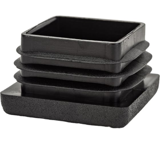 Изображение товара Заглушка для труб Крепежная техника 25x25 мм, квадрат, 4 шт. 60023