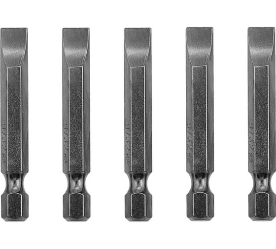 Изображение товара Набор бит SL 9/32", 50 мм, 5 шт Denzel 7711313