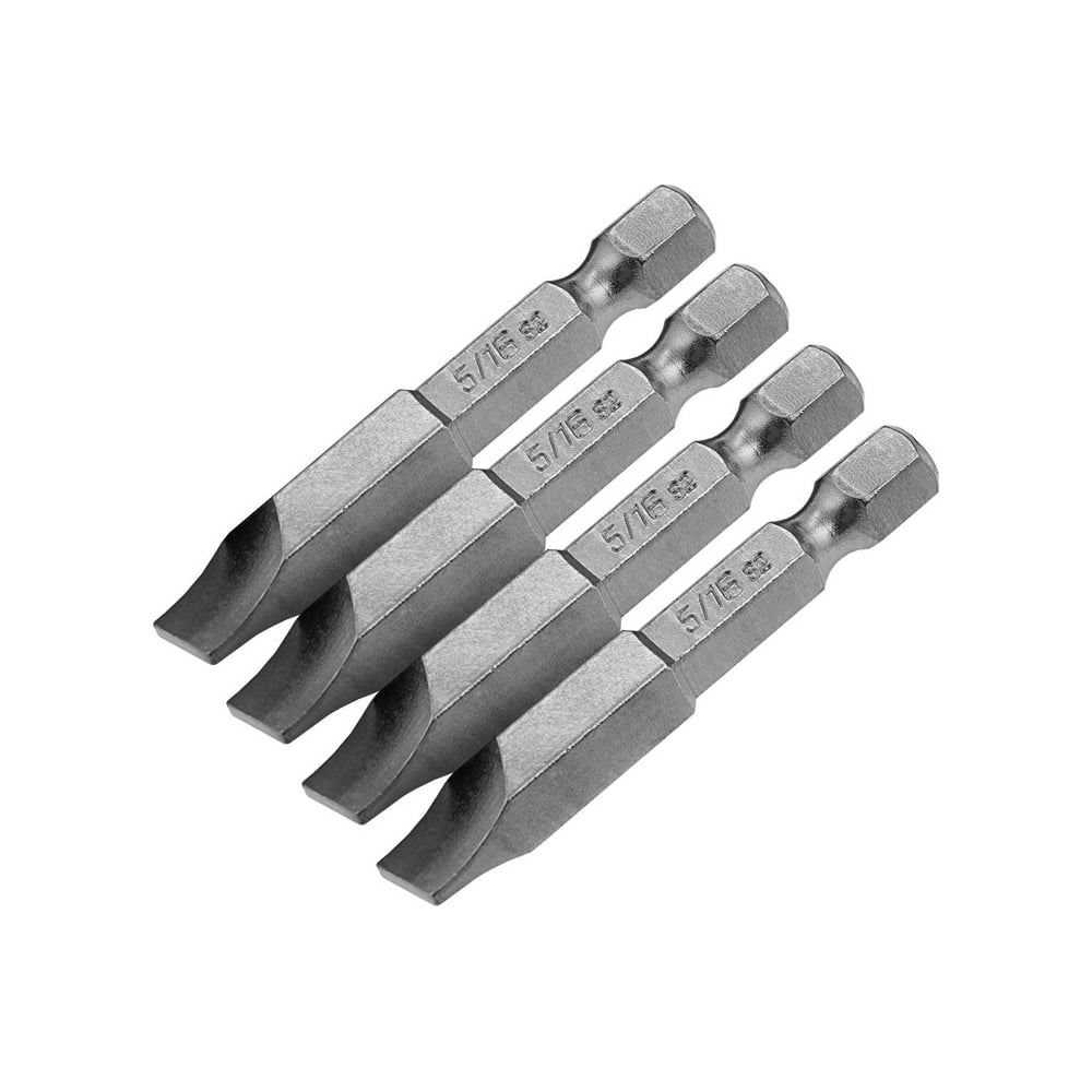 Набор бит SL 5/16&quot;, 50 мм, 4 шт Denzel 7711314