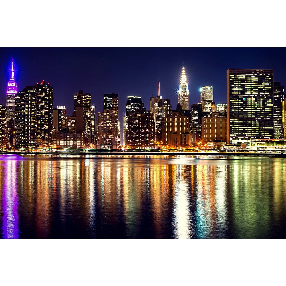 Фотообои Студия фотообоев открытка с юбилеем 70 букет город фиолетовый тон 12 5х19 4 см