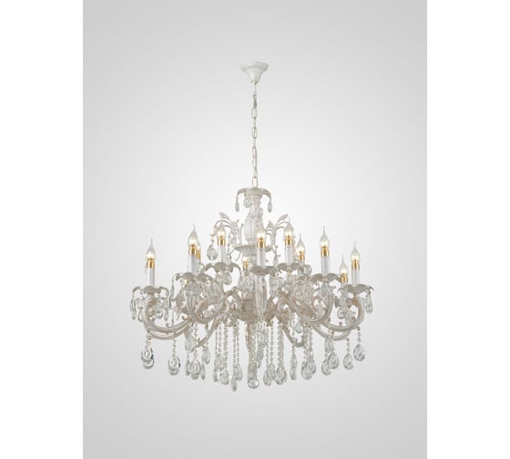 Изображение товара Подвесная люстра Мелодия Света 6686-10+5 WT+GD 000023938