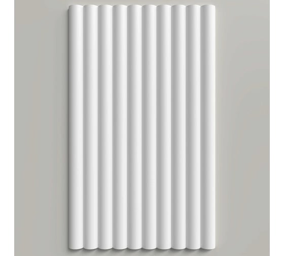 Изображение товара Панель стеновая ударопрочная, влагостойкая, под покраску Decor-Dizayn "Грани" 240x13x3000 мм DD910 (3m)