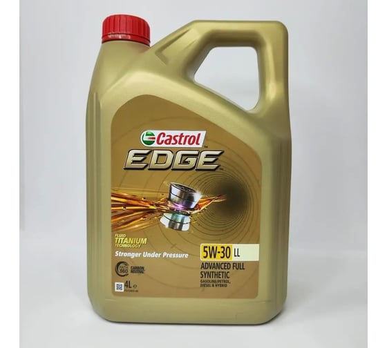 Изображение товара Моторное масло Castrol EDGE 5w30, LL, 4 л 15668E/15669A