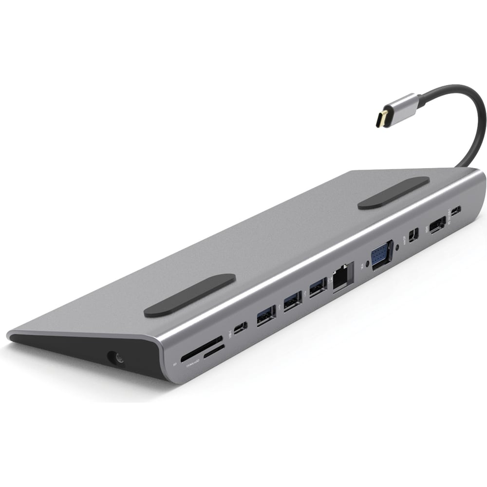 Изображение товара Стыковочная станция DIGMA DS-990UC_G с 4 USB-портами и картами памяти