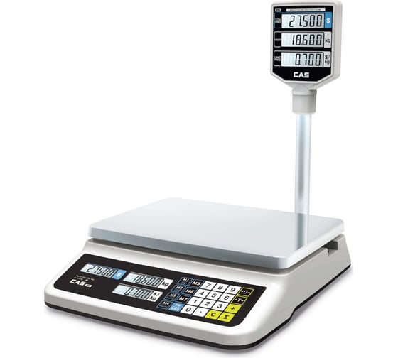 Изображение товара Торговые весы CAS PR -15P (LCD, II) 88-00001148