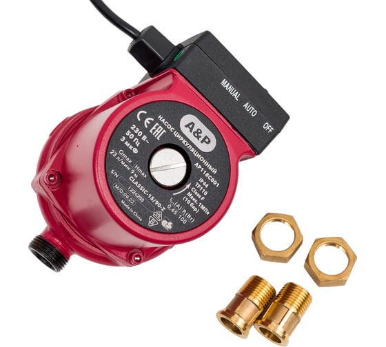 Изображение товара Циркуляционный насос A&P Classic-15/90-Z AP118C001