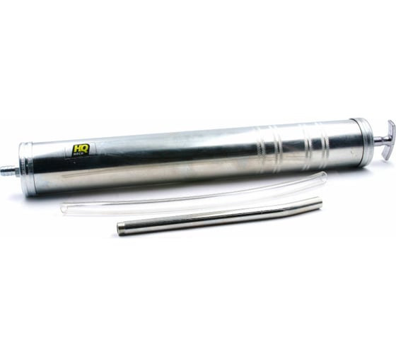 Изображение товара Шприц для жидкой смазки (масла) HQ-mech 1000 мл, заливной/всасывающий, оцинкованное покрытие, 2 УТ000002066