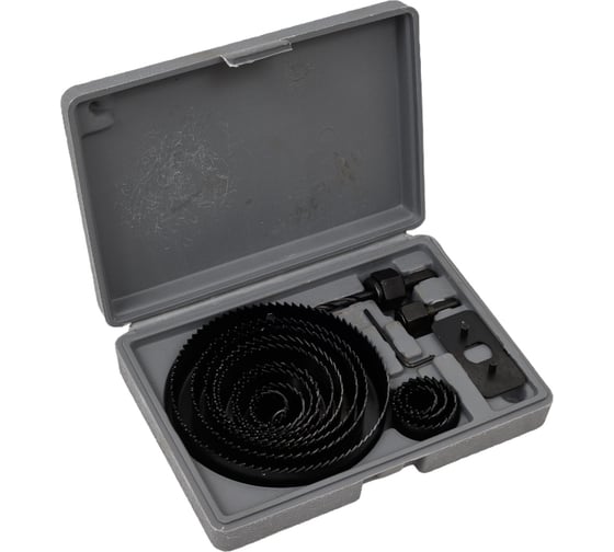 Изображение товара Набор коронок по дереву 16 предметов, 19, 22, 29, 32, 38, 44, 51, 67, 76, 89, 102, 127 мм TORGWIN T634358