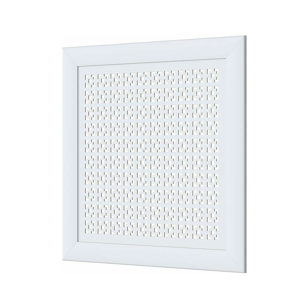 Изображение товара Декоративный экран для радиаторов Cosca Decor 600x600 мм белый дамаско