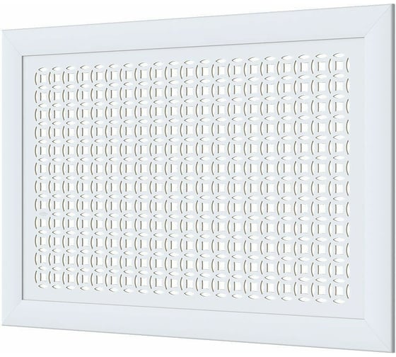 Изображение товара Декоративный экран для радиаторов и батарей Cosca Decor Модерн 600x900 мм, дуб серый, сусанна, с рамкой СПБ072579