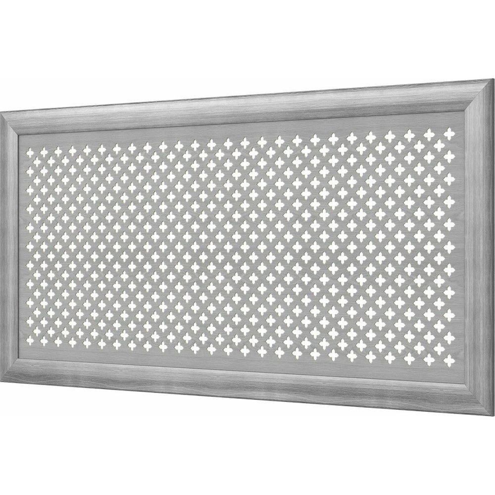 Изображение товара Декоративный экран для радиаторов и батарей Cosca Decor Модерн 600x1200 мм, дуб серый, готика, с рамкой СПБ072552