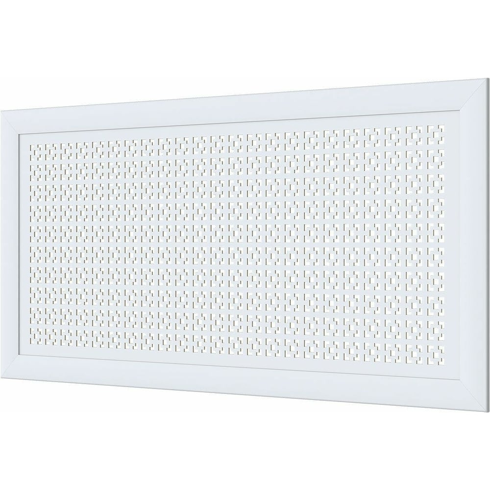 Изображение товара Декоративный экран для радиаторов Cosca Decor Модерн 600x1200 мм белый дамаско рамка