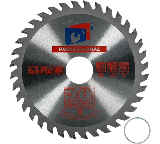 Изображение товара Диск пильный по дереву 115x22.2/20 мм, 36Z TGS TORGWIN S46725
