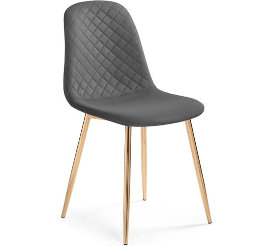 Изображение товара Стул на металлокаркасе Woodville dabl dark gray/gold 15324