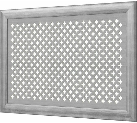 Изображение товара Декоративный экран для радиаторов и батарей Cosca Decor Модерн 600x900 мм, дуб серый, готика, с рамкой СПБ072551