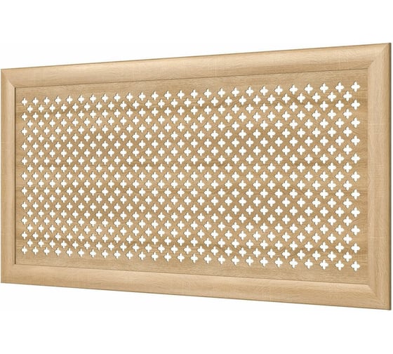 Изображение товара Декоративный экран для радиаторов и батарей Cosca Decor Модерн 600x1200 мм, дуб сонома, готика, с рамкой СПБ072587