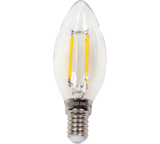Изображение товара Светодиодная лампа VOLTEGA Crystal Candle 5W 4000K E14 DIM 8461