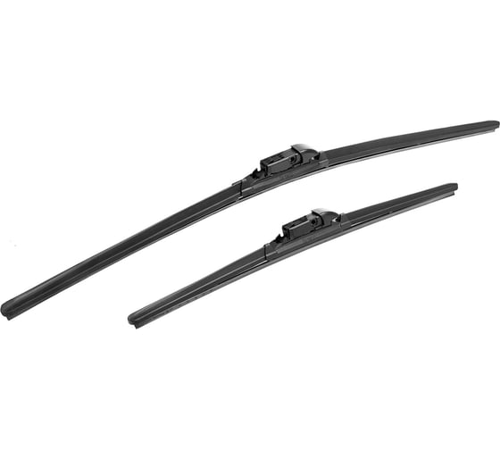 Изображение товара Комплект щёток с/о Heyner HYBRID 2 шт (65 см и 40 см) + адаптер SLIM TOP 2 шт. 20470