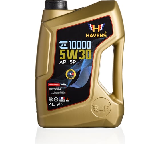 Изображение товара Моторное масло HAVENS Triple C SAE 5W30, API SP, ILSAC GF-6A, 4 л HTC5W30SP4