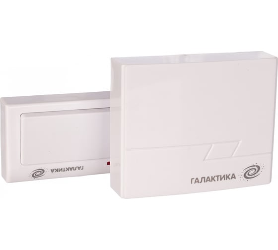 Изображение товара Звонок ГАЛАКТИКА D-150 на батарейках, 16 мелодий, б/проводная кнопка 4606400609292
