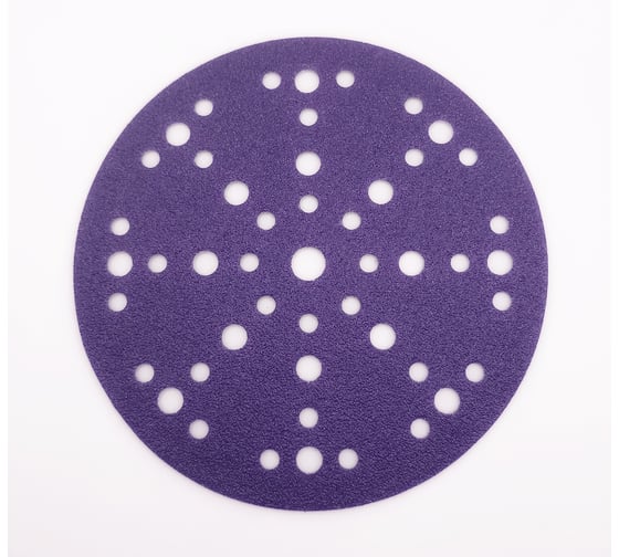 Изображение товара Шлифовальный круг на липучке SAPHIR 48+1 отв., 150 мм, P120, 5 шт ABRAFORM AS5-150-49-P120