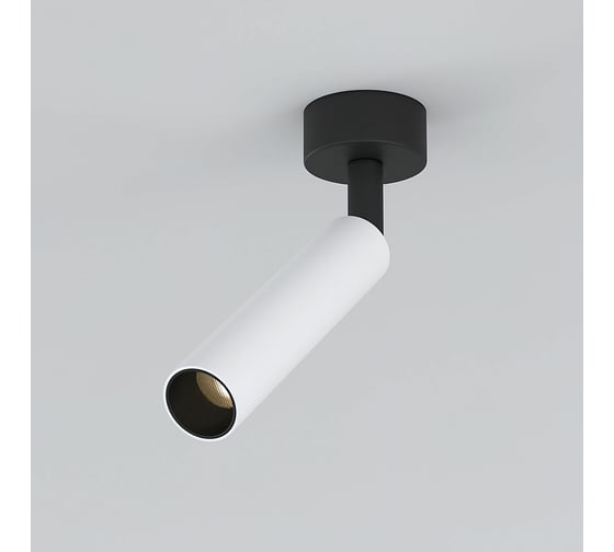 Изображение товара Накладной светодиодный светильник Elektrostandard - diffe / белый/черный 5w 4200k (85268/01) a058263