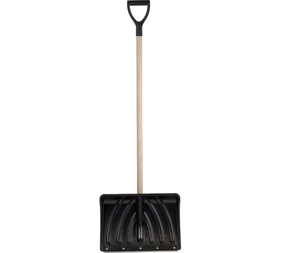 Изображение товара Снеговая лопата с деревянным черенком V-ручкой Cicle Крепыш 4607156361236