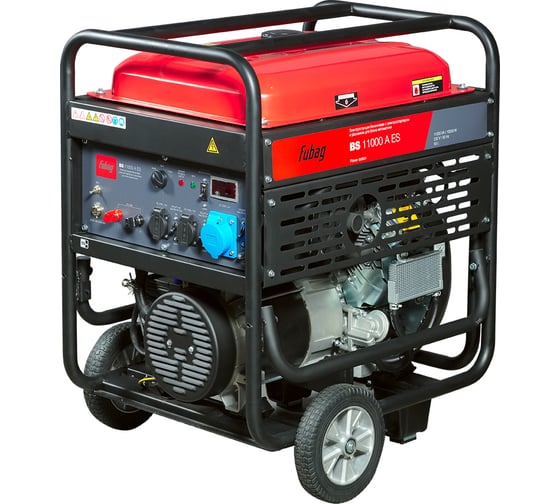Изображение товара Бензиновая электростанция с электростартером и коннектором автоматики FUBAG bs 11000 a es 641053