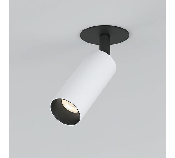 Изображение товара Встраиваемый светодиодный светильник Elektrostandard - diffe / белый/черный 8w 4200k (25039/led) a058220