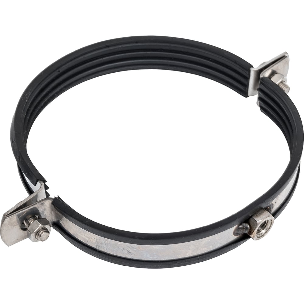 Изображение товара Трубный нержавеющий хомут MGF 6" (158-168 мм)/М10, сантехнический крепеж