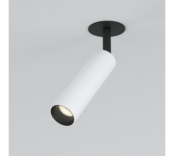 Изображение товара Встраиваемый светодиодный светильник Elektrostandard - diffe / белый/черный 8w 4200k (25040/led) a058228