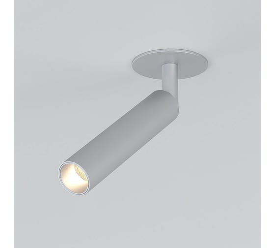 Изображение товара Встраиваемый светодиодный светильник Elektrostandard - diffe / серебряный 5w 4200k (25027/led) a058213