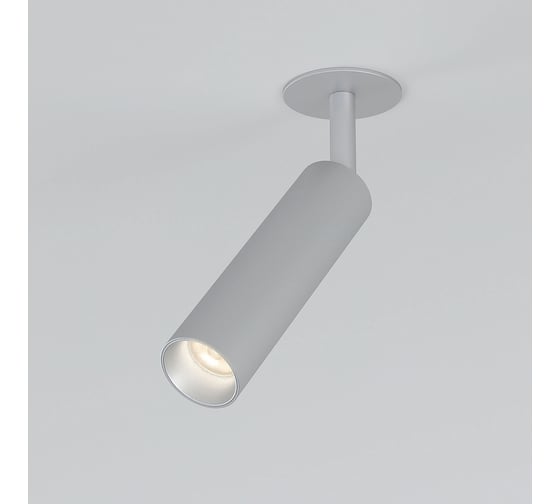 Изображение товара Встраиваемый светодиодный светильник Elektrostandard - diffe / серебряный 8w 4200k (25040/led) a058227