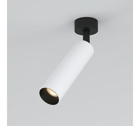 Изображение товара Накладной светодиодный светильник Elektrostandard - diffe / белый/черный 8w 4200k (85239/01) a058271