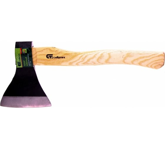 Изображение товара Топор СИБРТЕХ ТП11-08,800 г,в сборе,кованый,деревянное топорище// 21619