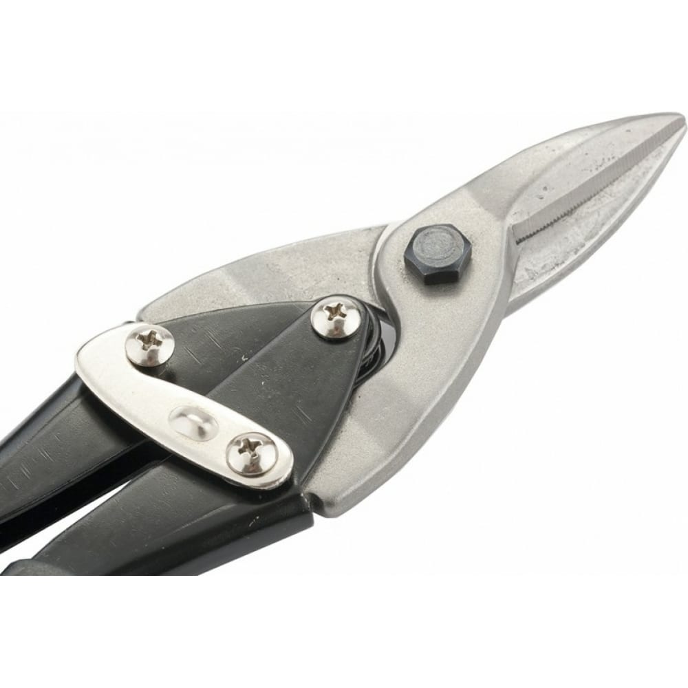 Пряморежущие ножницы по металлу MATRIX ножницы безопасные прямые 9 см серебристый
