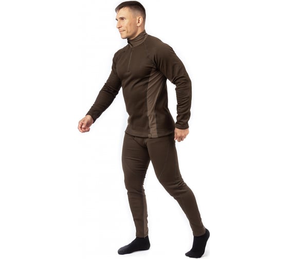 Изображение товара Мужской термокомплект PRIDE Hatsan Хатсан, флис сэндвич, коричневый, р-р 44-46 рост 170-176 4610097021718