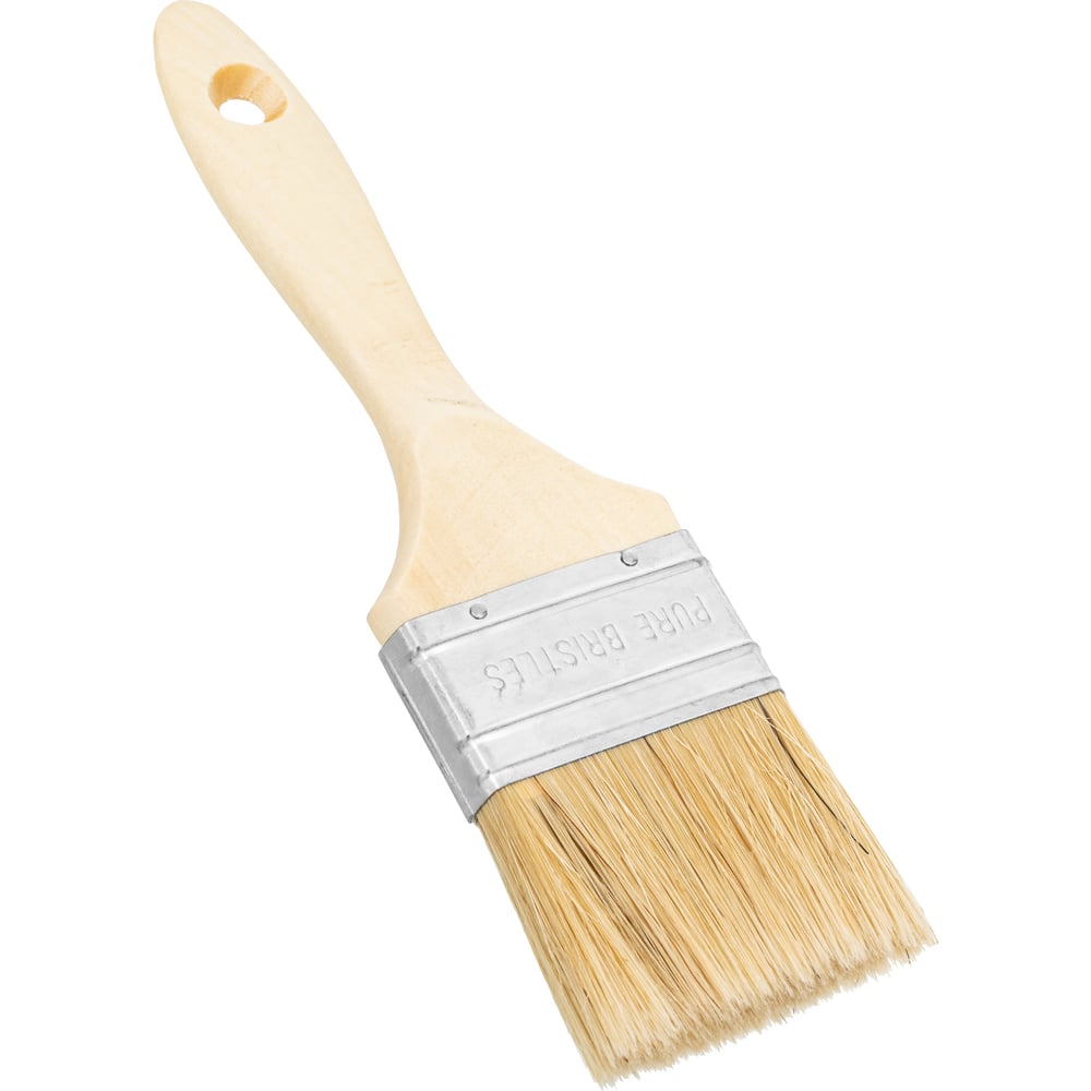 Изображение товара Плоская кисть MTX 83054 с деревянной рукоятью и натуральной щетиной Изображение товара Плоская кисть MTX 83054 с деревянной рукоятью и натуральной щетиной