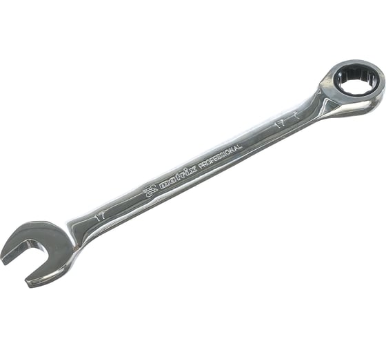 Изображение товара Комбинированный трещоточный ключ 17мм MATRIX PROFESSIONAL 14810