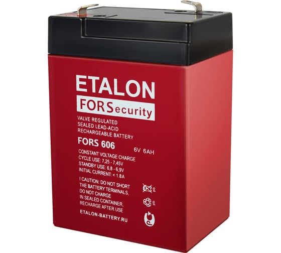 Изображение товара Аккумулятор премиум (6В / 6Ач), Etalon Battery ETALON FORS 606
